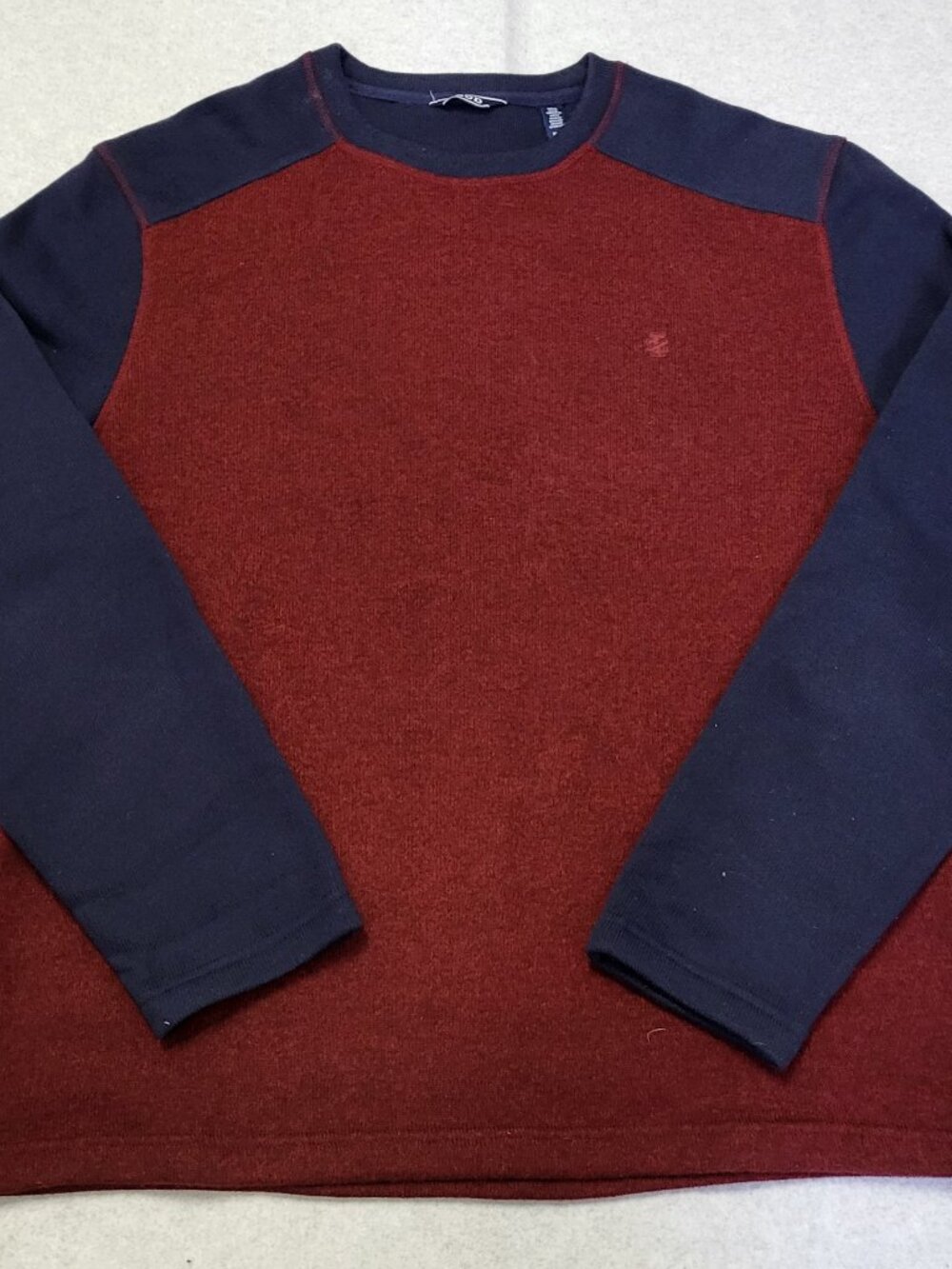 IZOD Men's Port Royal Colorback Long Sleeve Fleece Crewneck Sweatshirt XL